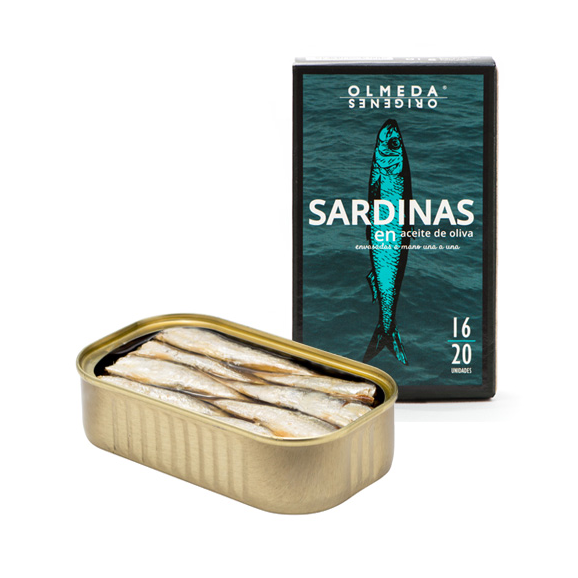 Olmeda Orígenes Sardinas en Aceite de Oliva - Lata 115 gr.