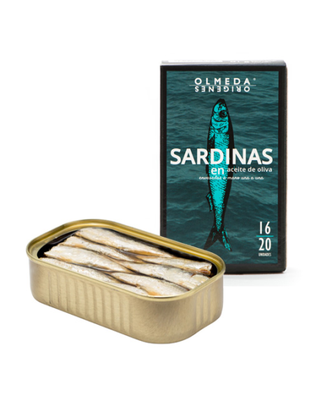 Olmeda Orígenes Sardinen in Olivenöl Blechdose 115 gr. - Oliva Oliva