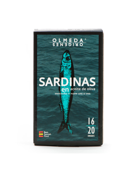 Olmeda Orígenes Sardinen in Olivenöl Blechdose 115 gr. - Oliva Oliva