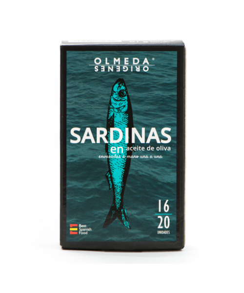 Olmeda Orígenes Sardines à l’huile d’olive 115 gr. - Oliva Oliva