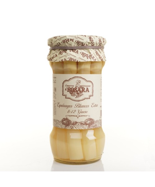 Rosara Asparagus from Navarra 8/12 Fruits Jar 580 ml. - Oliva Oliva