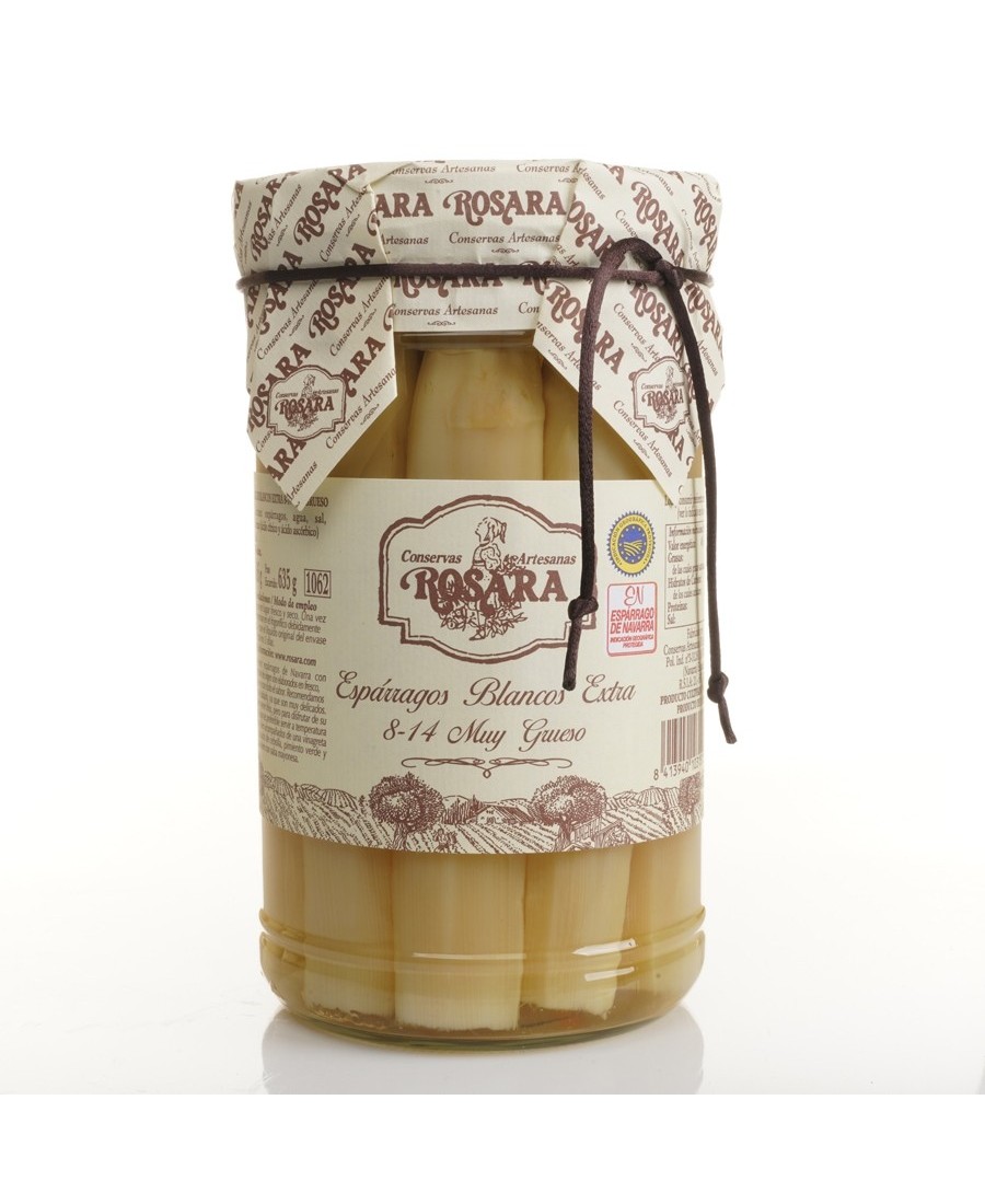 Rosara Asparagus from Navarra 8/14 Fruits Jar 1062 ml. - Oliva Oliva
