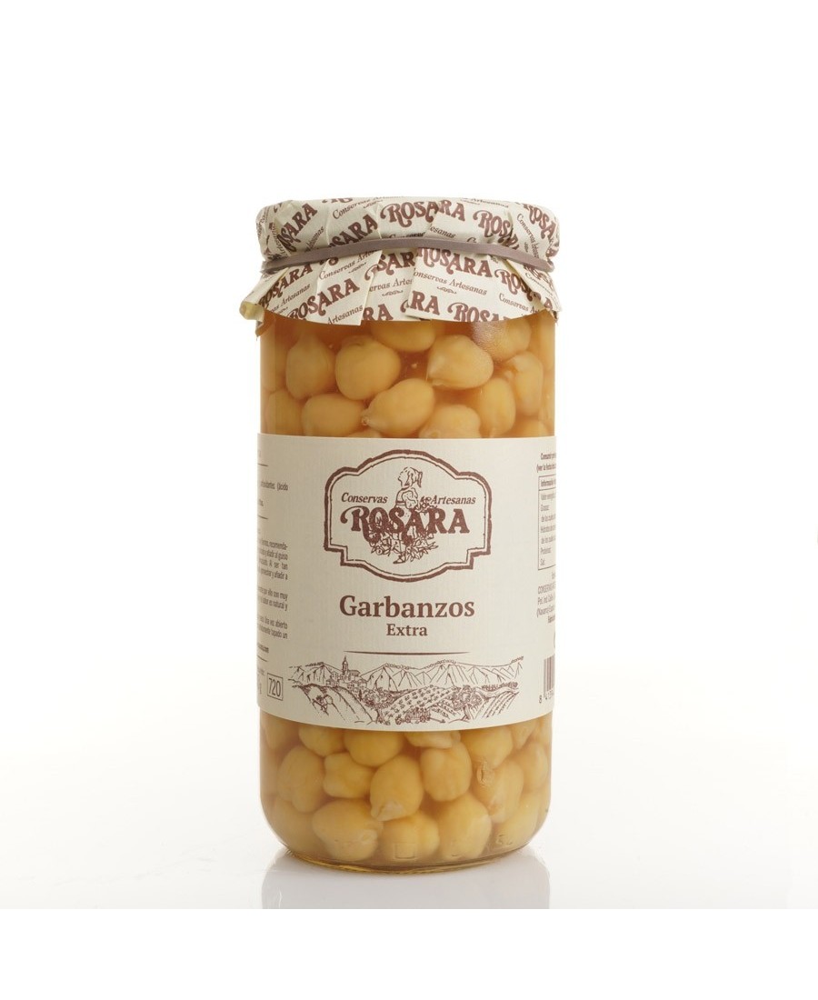 Rosara Garbanzo al Natural Tarro 720 ml. - Oliva Oliva