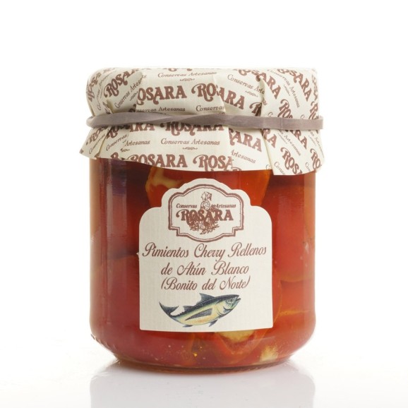 Rosara Mit Bonito gefüllte Kirschpaprika Glas 212 ml. - Oliva Oliva