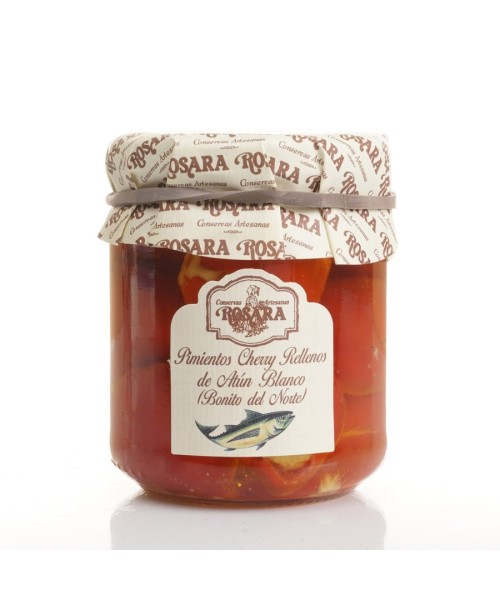 Rosara Poivrons farcis à la bonite Pot en verre 212 ml. - Oliva Oliva