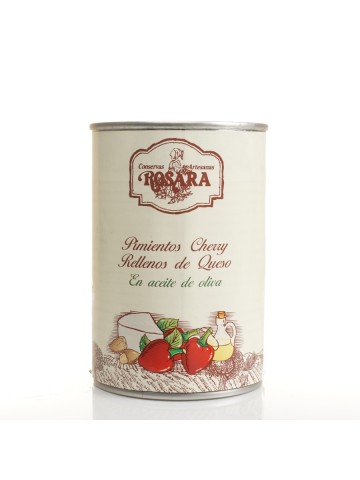 Rosara Cherry Peppers Stuffed with Cheese Tin 425 ml. - Oliva Oliva