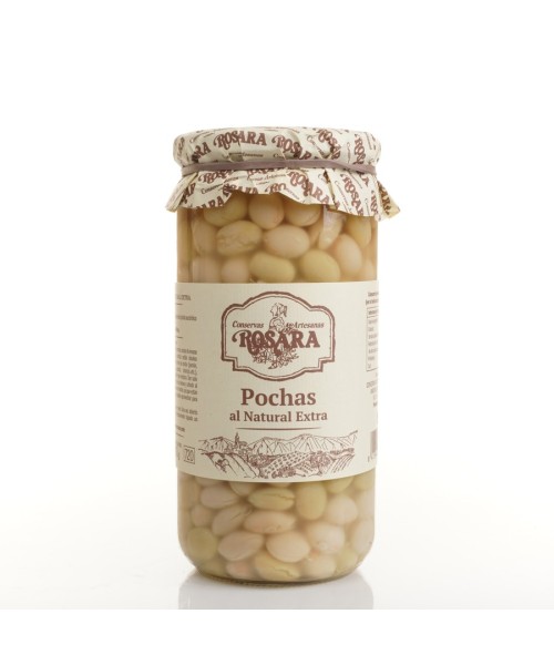 Rosara Natural Pochas (Beans) Glass jar 720 ml. - Oliva Oliva
