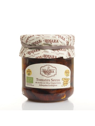 Rosara Tomates Secos en AOVE Ecológico Tarro 212 ml. - Oliva Oliva