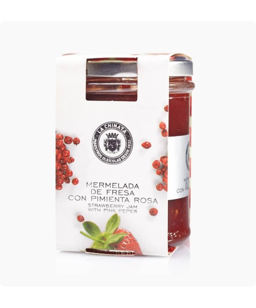 La Chinata Konfitüre aus Erdbeeren und rosa Paprika 210 gr. - Oliva Oliva