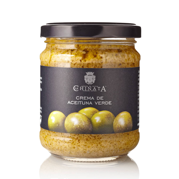 La Chinata Crema de Aceitunas Verdes - Tarro 180 gr