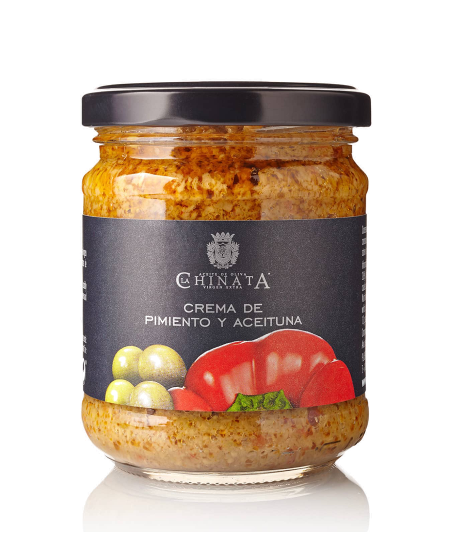 La Chinata Crème de poivrons et d'olives Pot 180 gr. - Oliva Oliva