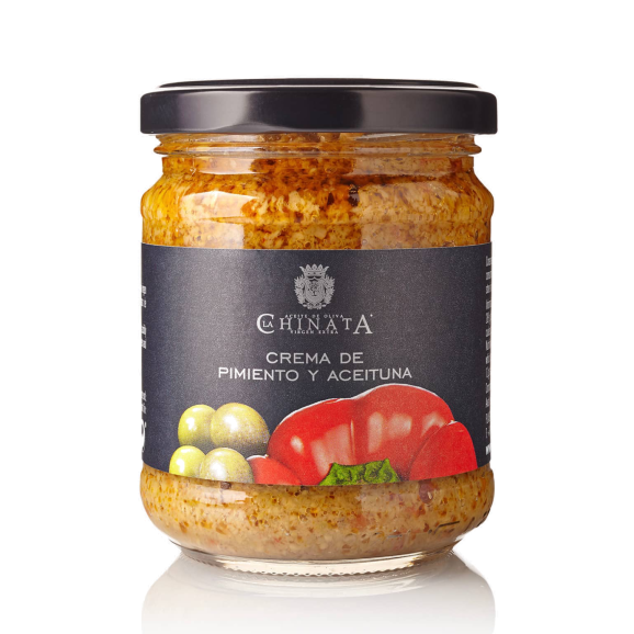 La Chinata Pfeffer-Oliven-Creme Glas 180 gr. - Oliva Oliva