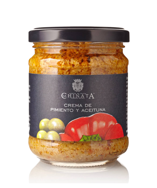 La Chinata Crème de poivrons et d'olives Pot 180 gr. - Oliva Oliva