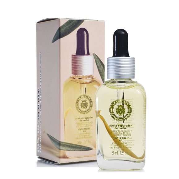 La Chinata Night Repair Oil Bottle 50 ml. - Oliva Oliva