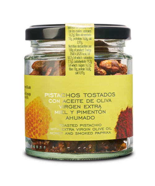 La Chinata Pistachios with EVOO, Honey and Smoked Paprika - Oliva Oliva