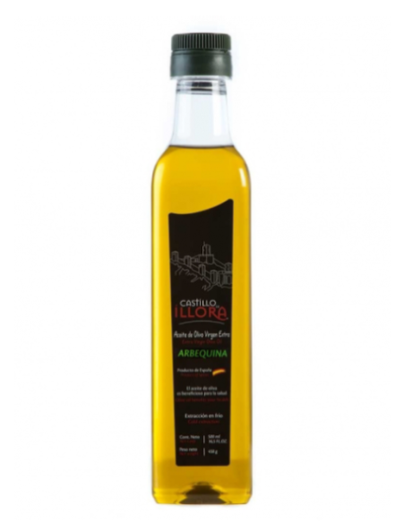 Castillo de Íllora Arbequina PET Flasche 500 ml. - Oliva Oliva
