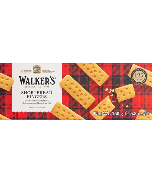 Walkers Shortbread Fingers Galletas Mantequilla 150 gr. - Oliva Oliva