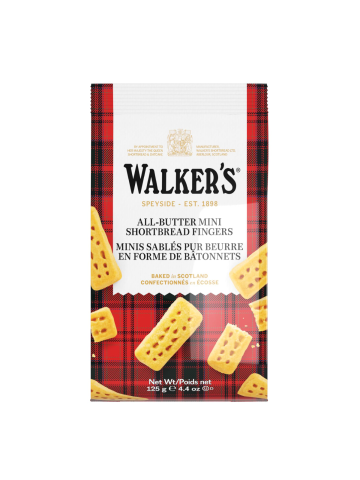 Walkers Mini Shortbread Butter Biscuits Pack 125 gr. - Oliva Oliva