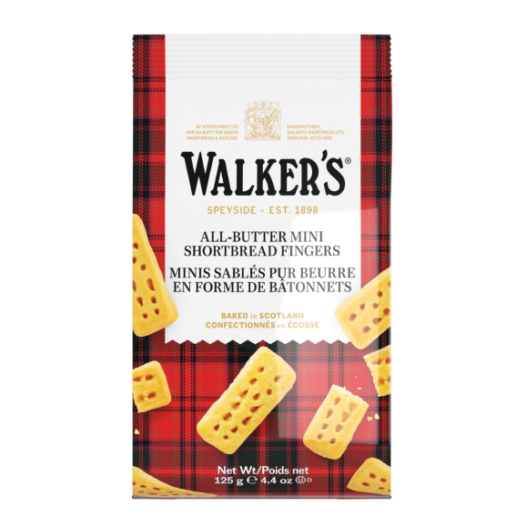 Walkers Mini Sablé Biscuits au beurre 125 gr. - Oliva Oliva