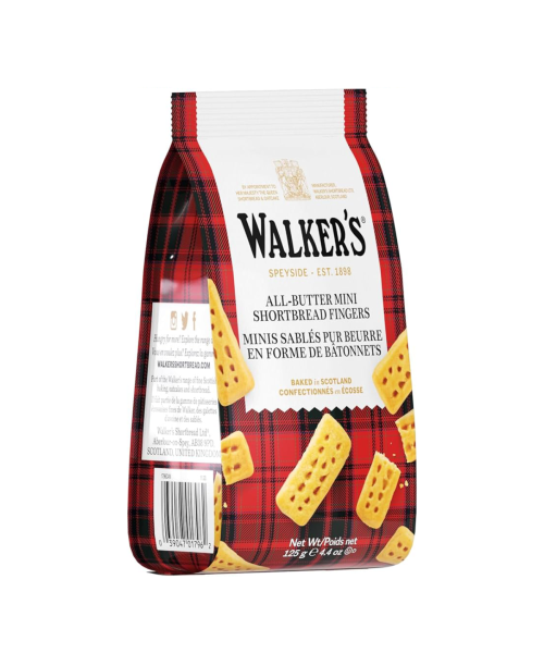 Walkers Mini Shortbread Butter Biscuits Pack 125 gr. - Oliva Oliva