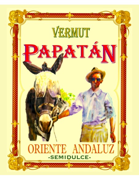 Vermut Papatán Bouteille verre 750 ml. - Oliva Oliva