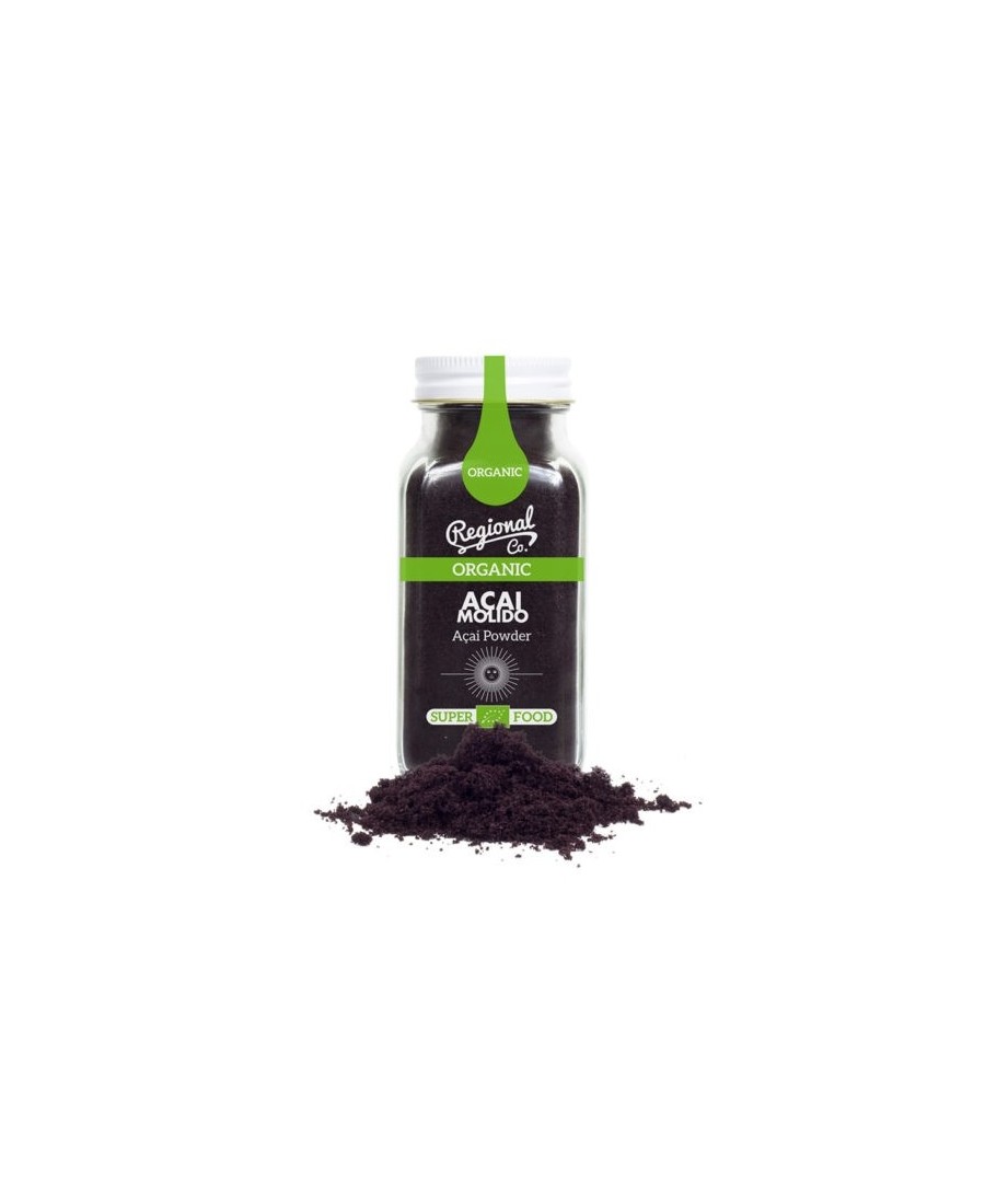 Regional Co. Açai ecológico en polvo Tarro 40 gr. - Oliva Oliva