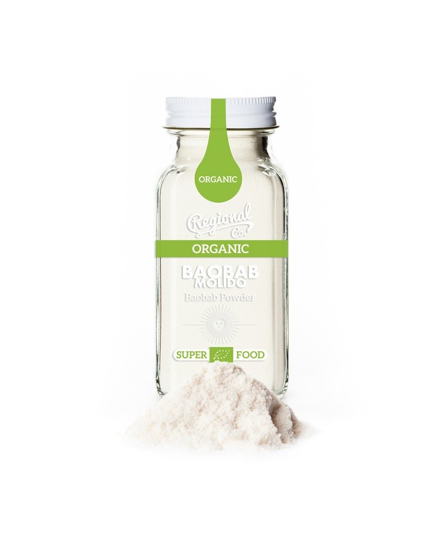 Regional Co. Baobab ecológico en polvo Tarro 75 gr. - Oliva Oliva