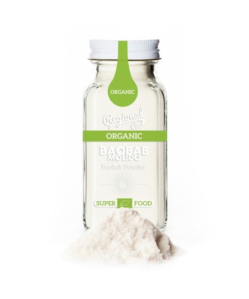 Regional Co. Baobab ecológico en polvo Tarro 75 gr. - Oliva Oliva