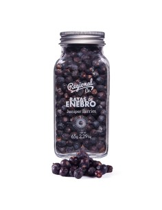 Regional Co. Juniper berries Glass jar 65 gr. - Oliva Oliva