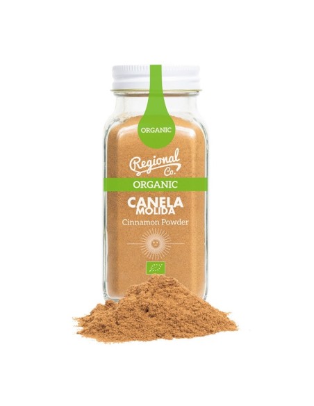 Regional Co. Cannelle BIO en poudre Pot en verre 70 gr. - Oliva Oliva