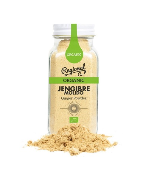 Regional Co. Jengibre ecológico en polvo Tarro 60 gr. - Oliva Oliva