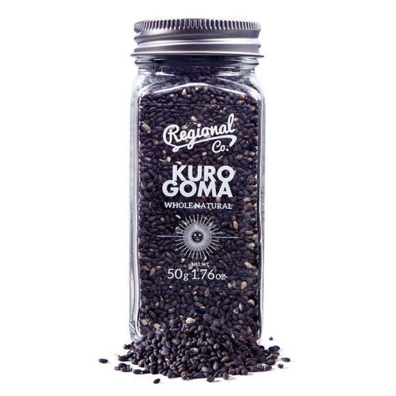 Regional Co. Kurogoma (Black Sesame Seeds) Jar 50 gr. - Oliva Oliva