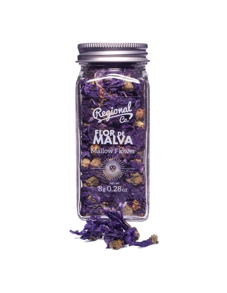 Regional Co. Fleur de mauve Pot en verre 8 gr. - Oliva Oliva