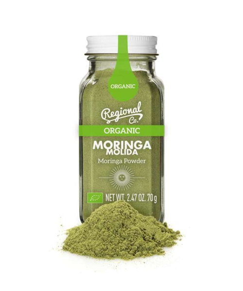 Regional Co. Moringa ecológica en polvo Tarro 70 gr. - Oliva Oliva