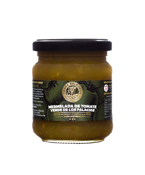 Tierra Palaciega Mermelada Extra de Tomate Verde - Tarro 220 gr.