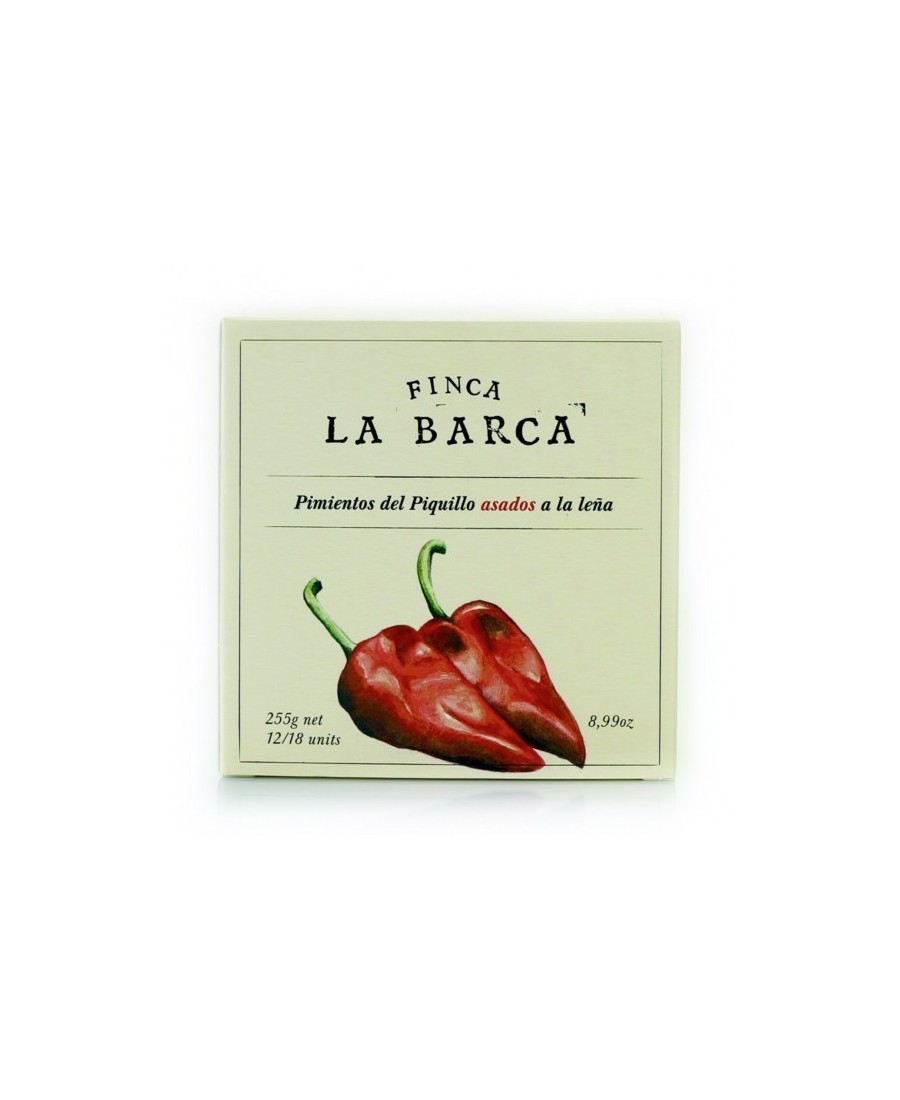 Finca La Barca Geröstete Piquillo-Paprika aus dem Holzofen 255 gr.