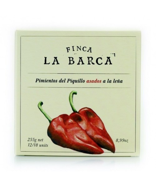 Finca La Barca Geröstete Piquillo-Paprika aus dem Holzofen 255 gr.