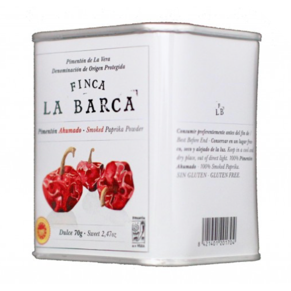 Finca La Barca Geräucherter süßer Paprika Dose 70 gr. - Oliva Oliva