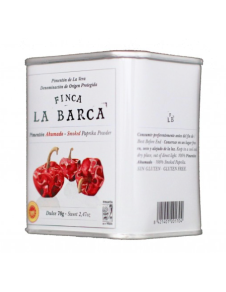 Finca La Barca Geräucherter süßer Paprika Dose 70 gr. - Oliva Oliva