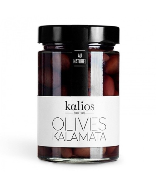 Kalios Kalamata Oliven mit EVOO Glas 310 gr. - Oliva Oliva