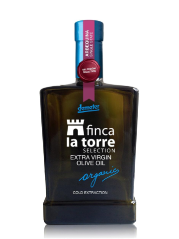 Finca La Torre Arbequina Glasflasche 500 ml. - Oliva Oliva