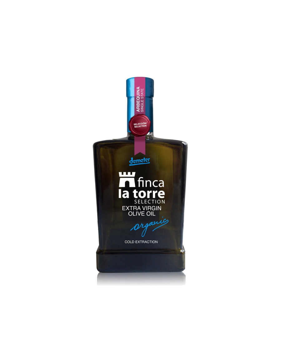 Finca La Torre Arbequina Glasflasche 500 ml. - Oliva Oliva