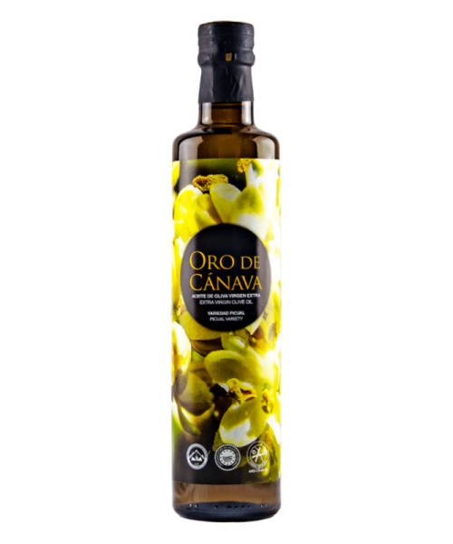 Oro de Cánava Picual Dórica Glasflasche 500 ml. - Oliva Oliva
