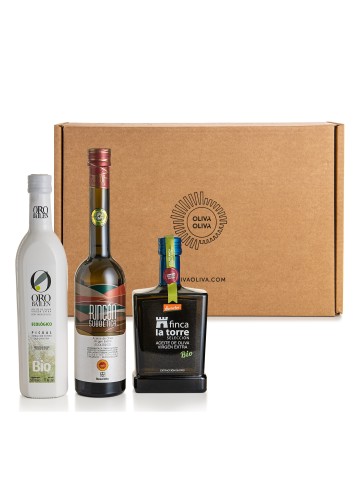 Best Organic Spanish Olive Oils 2024 Gift box 3x500 ml. - Oliva Oliva
