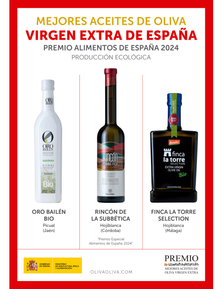 Mejores Aceites de Oliva BIO de España 2024 Caja Madera - Oliva Oliva
