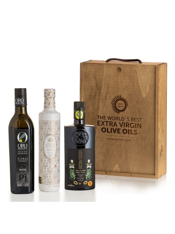 Meilleures Huiles du Monde Mario Solinas 2024 Coffret - Oliva Oliva