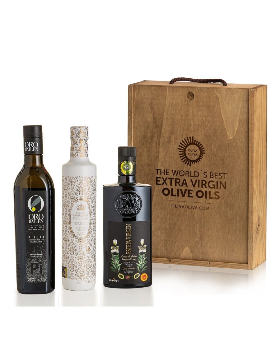 Meilleures Huiles du Monde Mario Solinas 2024 Coffret - Oliva Oliva