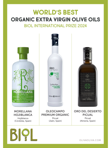 Mejores Aceites Ecológicos del Mundo BIOL 2024 Caja - Oliva Oliva 2