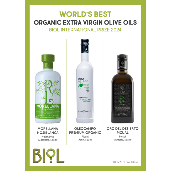 Mejores Aceites Ecológicos del Mundo BIOL 2024 Caja - Oliva Oliva