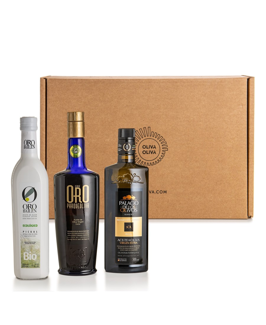 Mejores Aceites del Mundo CINVE 2024 en Caja Regalo - Oliva Oliva